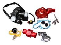 water pump kit complete VOCA Racing red for MBK X-Limit 50 Enduro 03 (AM6) 1D4