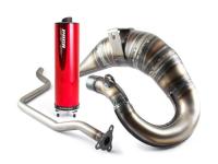 exhaust VOCA Cross Rookie 50/70cc red silencer for Peugeot XPS 50 Enduro 05-06 (AM6)