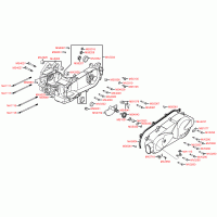 E01 crankcase & cover parts