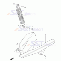 FIG46 shock absorber, chain guard
