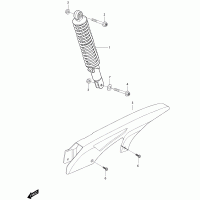 FIG44 shock absorber, chain guard