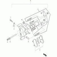 F40-1 brake caliper front right