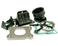 intake manifold kit Malossi MHR FKM  28mm for Minarelli AM, Derbi EBE, EBS, D50B0, Generic, CPI