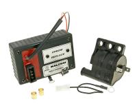 CDI unit and coil Malossi Digitronic Eprom MHR variable timing for Piaggio Zip 50 2T SP 2 LC 00-05 (DT Disc / Drum) [ZAPC25600]