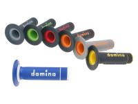 handlebar grip set Domino A020 off-road half waffle two-colored
