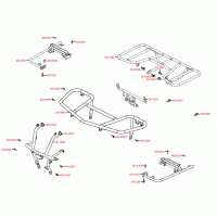 F24 frame parts / luggage carrier