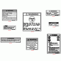 F25 labels & signs