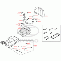 F09 seat / saddle, vehicle tools