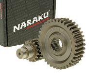 secondary transmission gear up kit Naraku racing 16/37 +25% for Baotian / BTM BT125T-3B6