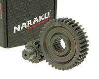 secondary transmission gear up kit Naraku racing 15/37 +20% for Znen R-X 150 ZN150T-31A