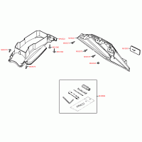 F19 rear fender / mudguard & vehicle tools