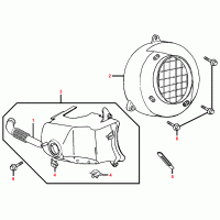 E01 air funnel and cylinder cover