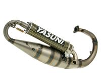 exhaust Yasuni Scooter R yellow carbon for Peugeot Vivacity 2 50 2T 12 inch wheels 03-07 E2