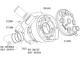 cylinder kit Polini cast iron sport 76cc 50mm for Minarelli AM6