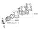 cylinder kit Polini cast iron sport 170cc for Yamaha Majesty, Benelli Velvet, MBK Cityliner 125-150cc 4T