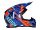 helmet Motocross Trendy T-902 Dreamstar blue / orange - different sizes