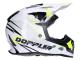 helmet Motocross Doppler Off-Road white / yellow / black - different sizes