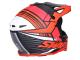 helmet Motocross SWAPS S818 matt black / red - different sizes