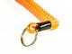 Key ring -MOTO NOSTRA Spiral- length 150mm - orange