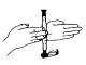 valve lapper / hand lapping tool set Buzzetti 2 pcs manual 16, 21, 25, 28mm