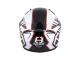 helmet Speeds Evolution III full face white, black, red - size XXL (63-64cm)