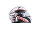 helmet Speeds Evolution III full face white, black, red - size XS (53-54cm)