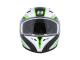 helmet Speeds Evolution III full face white, black, green - size XXL (63-64cm)