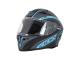 helmet Speeds Evolution III full face matt black, titanium, blue - size M (57-58cm)