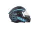 helmet Speeds Evolution III full face matt black, titanium, blue - size S (55-56cm)