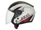 helmet Speeds Jet City II Graphic white / red