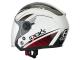 helmet Speeds Jet City II Graphic white / red