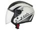 helmet Speeds Jet City II Graphic white / silver