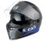 helmet Speeds full face Race II Graphic black / titanium / blue size M (57-58cm)